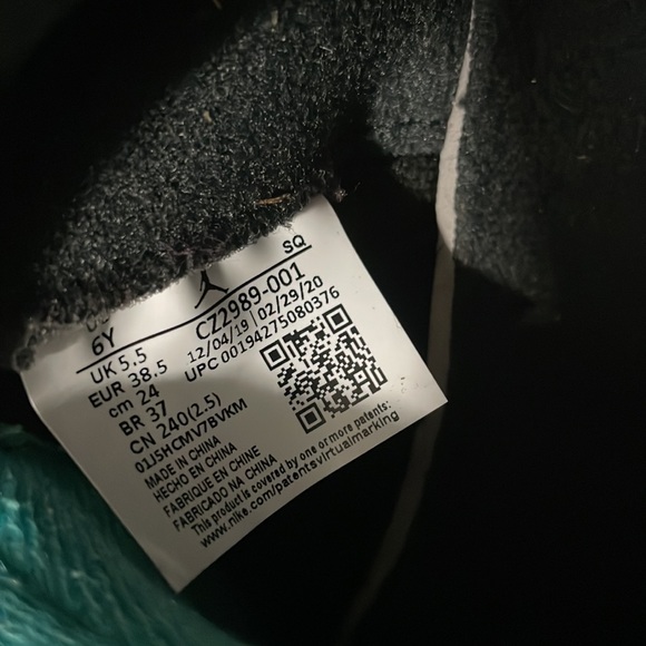 Jordan 5 GS Top 3 Black Fire Red Grape Size 6Y - Picture 7 of 13